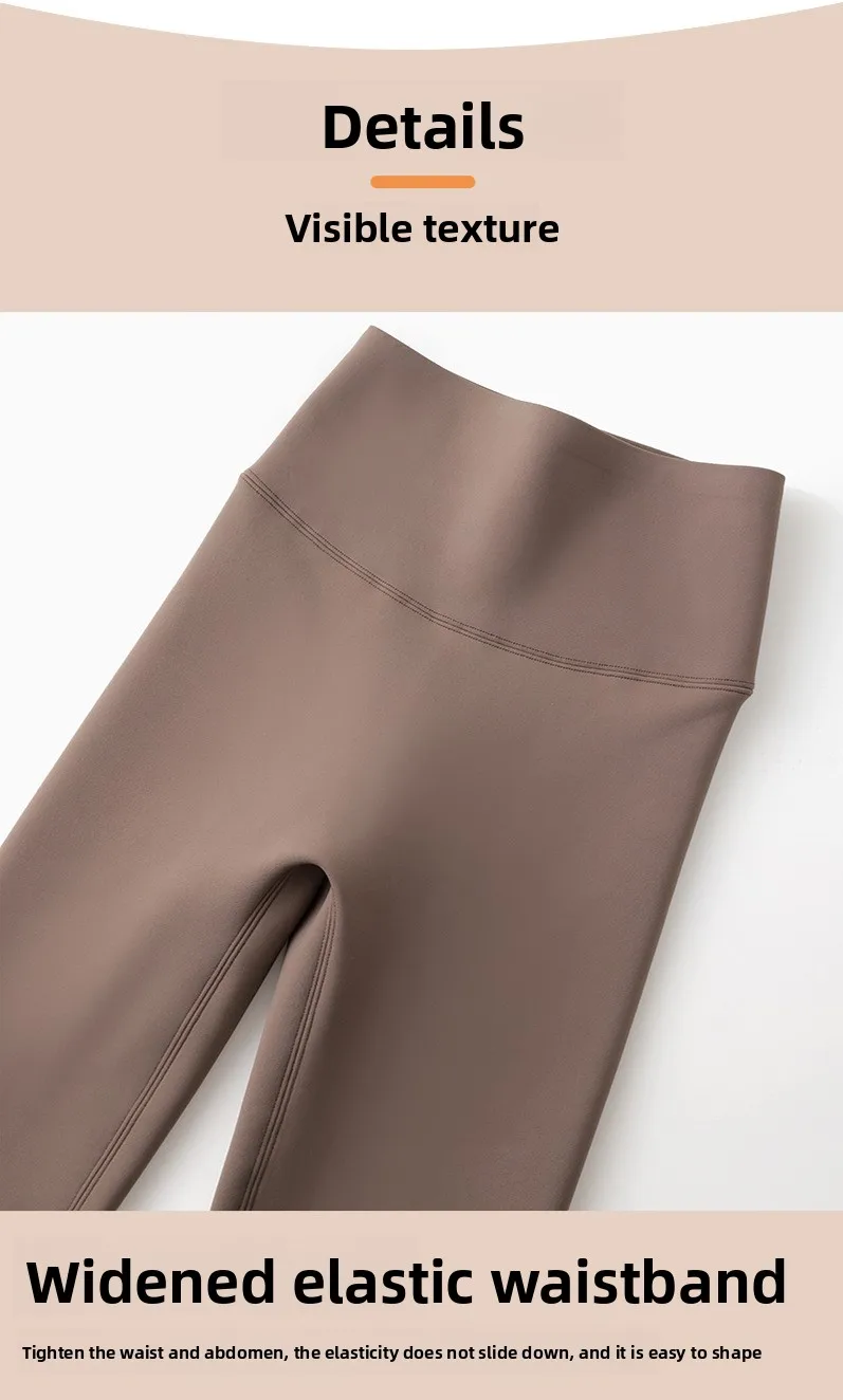 Fleece Lined Leggings Women Winter Warm Thermal Tights High Waist Tummy Control Butt Lifting Shark Pants Slim Casual Outwear