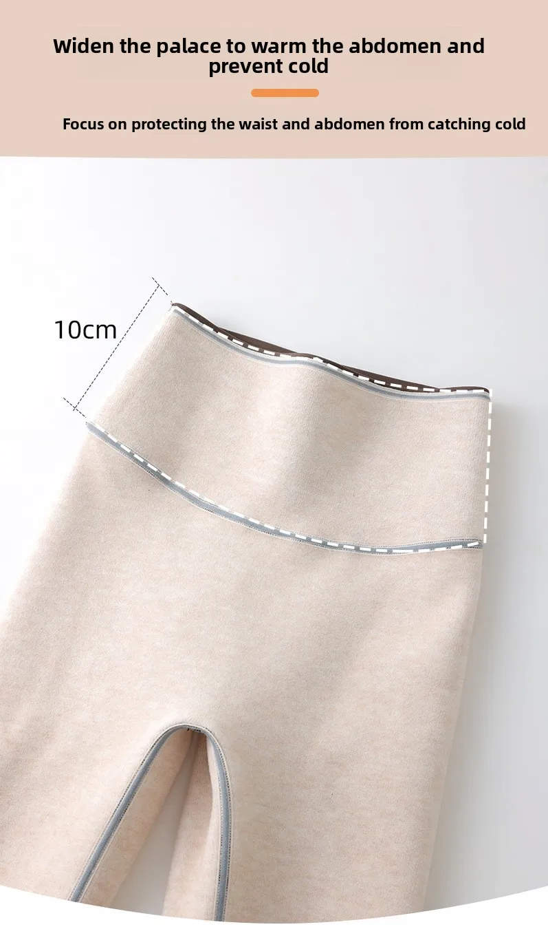 Fleece Lined Leggings Women Winter Warm Thermal Tights High Waist Tummy Control Butt Lifting Shark Pants Slim Casual Outwear