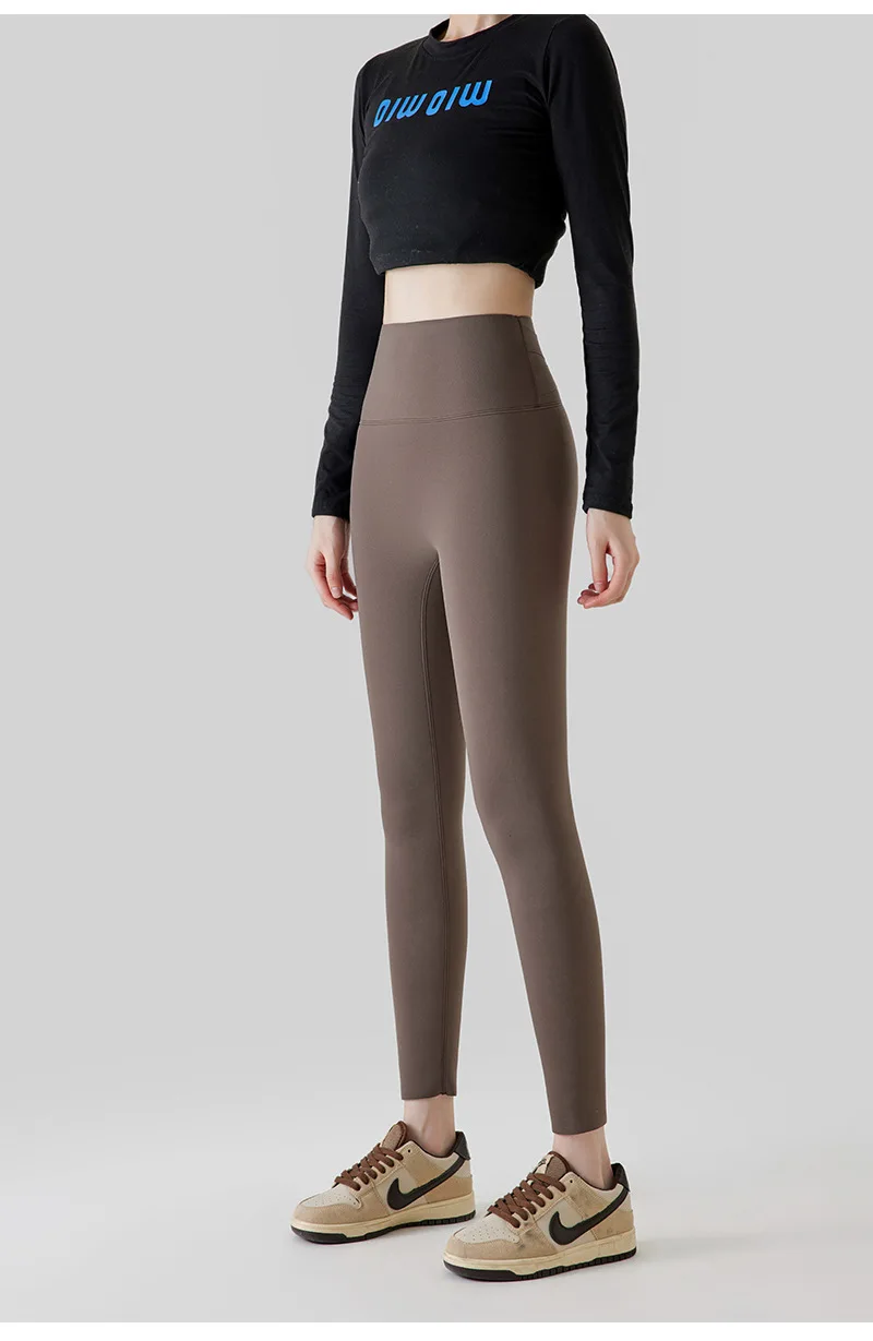Fleece Lined Leggings Women Winter Warm Thermal Tights High Waist Tummy Control Butt Lifting Shark Pants Slim Casual Outwear