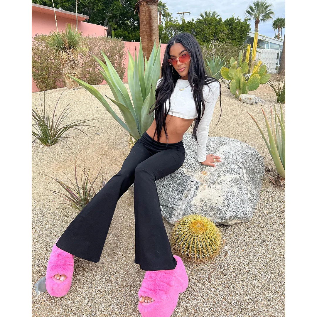 Loose Yoga Pants Women's High Waist Hip Lifting Gym Workout Wide Leg Leggings Pilates Running Straight Sports Spring Trousers