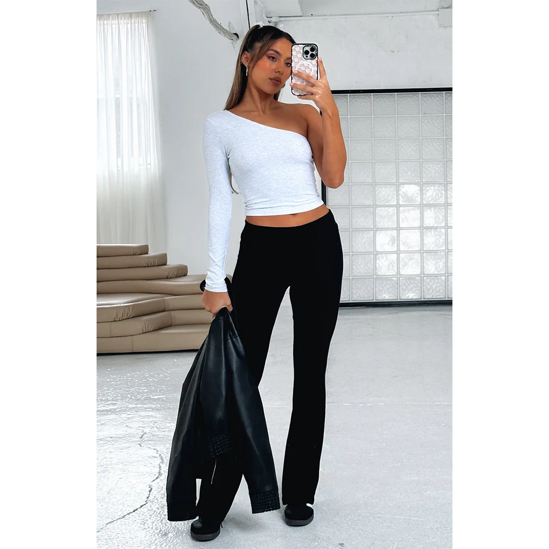 Loose Yoga Pants Women's High Waist Hip Lifting Gym Workout Wide Leg Leggings Pilates Running Straight Sports Spring Trousers