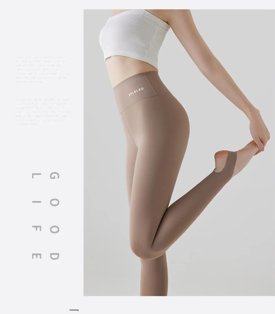 Women's Seamless Foot Pants Yoga Leggings Skin-Touch Sexy High Waist GYM Workout Shark Pants Summer Outdoor Sports Fitness