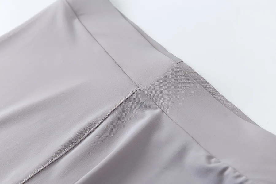 Nylon Ice Silk Leggings Women High Waist Big Size Tights Elastic Slim Outside Wearing Pants Summer Thin Style Leggings