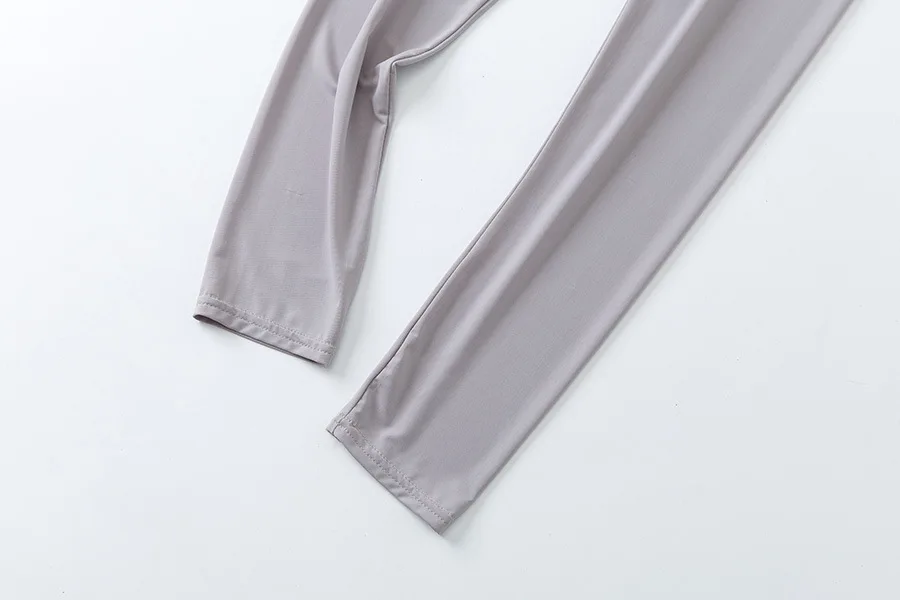 Nylon Ice Silk Leggings Women High Waist Big Size Tights Elastic Slim Outside Wearing Pants Summer Thin Style Leggings