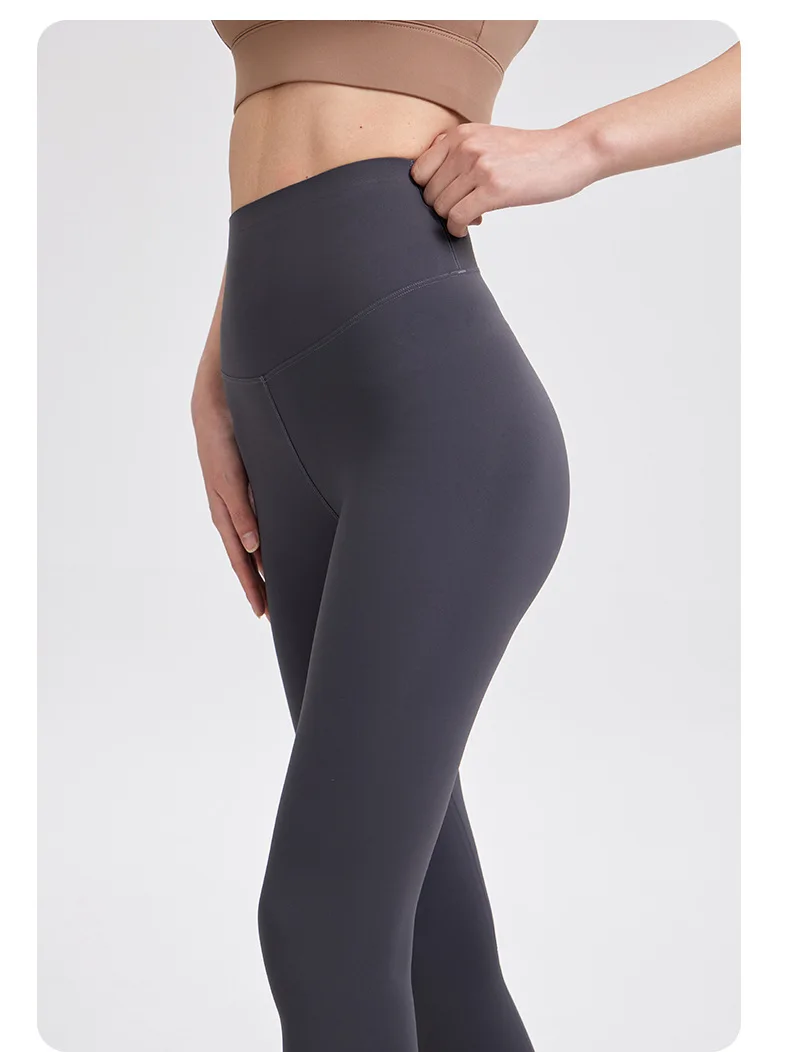 BIVIGAOS High-Quality Summer Sunscreen Shark Leggings Women Ultra-Thin High Elastic Nude Feeling Seamless Sport Fitness Leggings