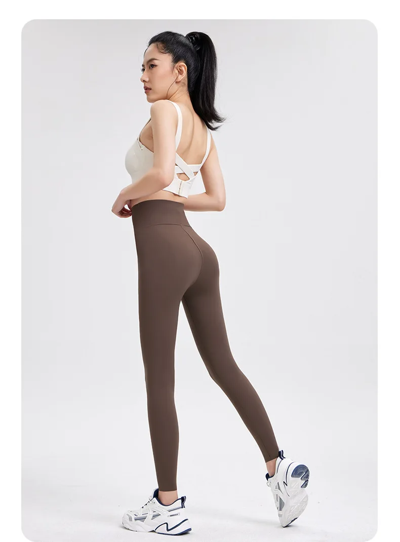 BIVIGAOS High-Quality Summer Sunscreen Shark Leggings Women Ultra-Thin High Elastic Nude Feeling Seamless Sport Fitness Leggings