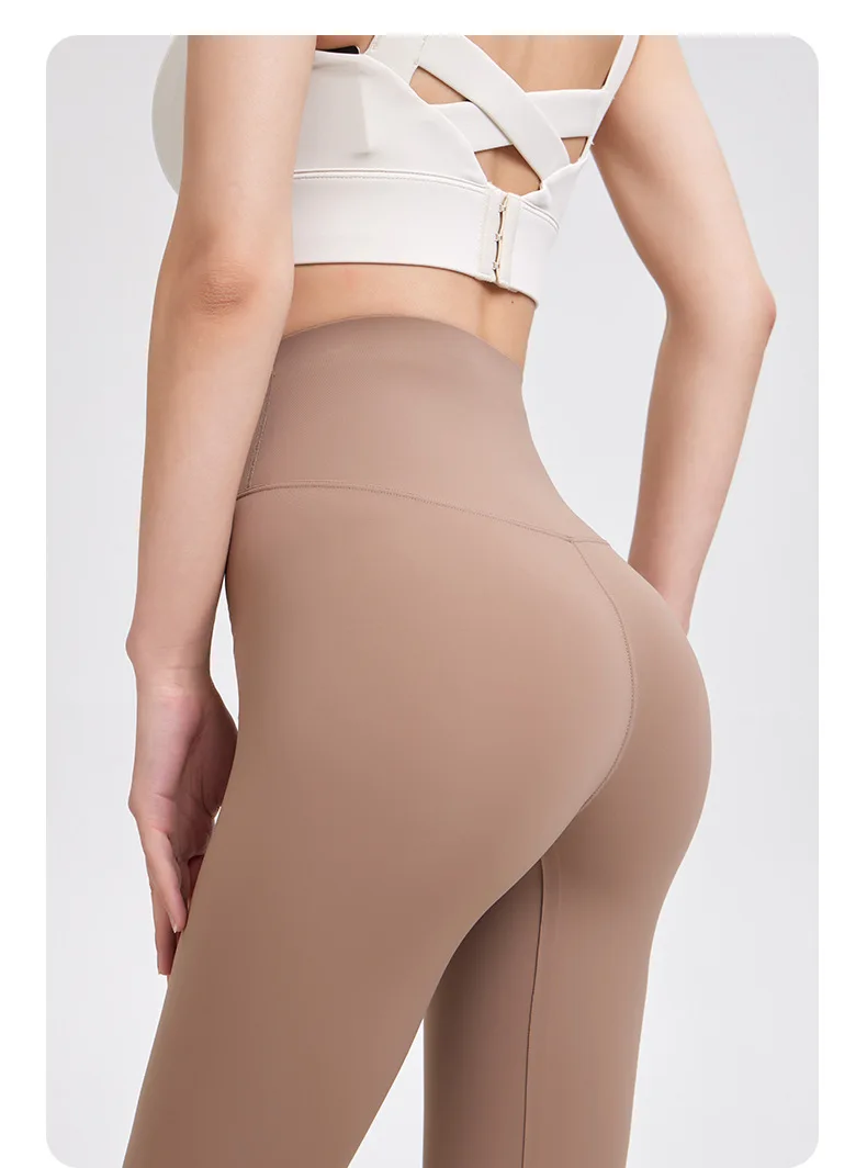 BIVIGAOS High-Quality Summer Sunscreen Shark Leggings Women Ultra-Thin High Elastic Nude Feeling Seamless Sport Fitness Leggings