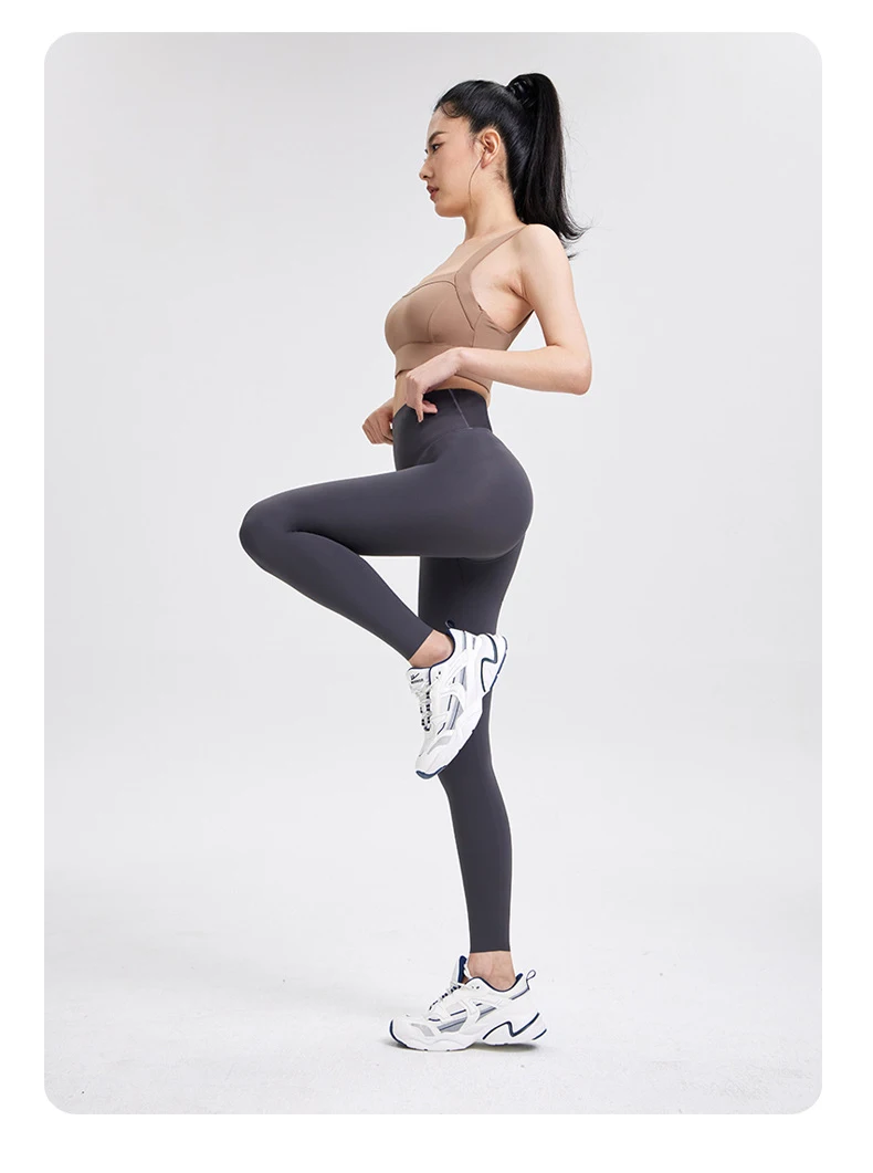 BIVIGAOS High-Quality Summer Sunscreen Shark Leggings Women Ultra-Thin High Elastic Nude Feeling Seamless Sport Fitness Leggings