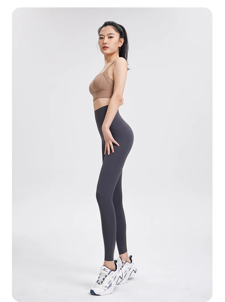 BIVIGAOS High-Quality Summer Sunscreen Shark Leggings Women Ultra-Thin High Elastic Nude Feeling Seamless Sport Fitness Leggings