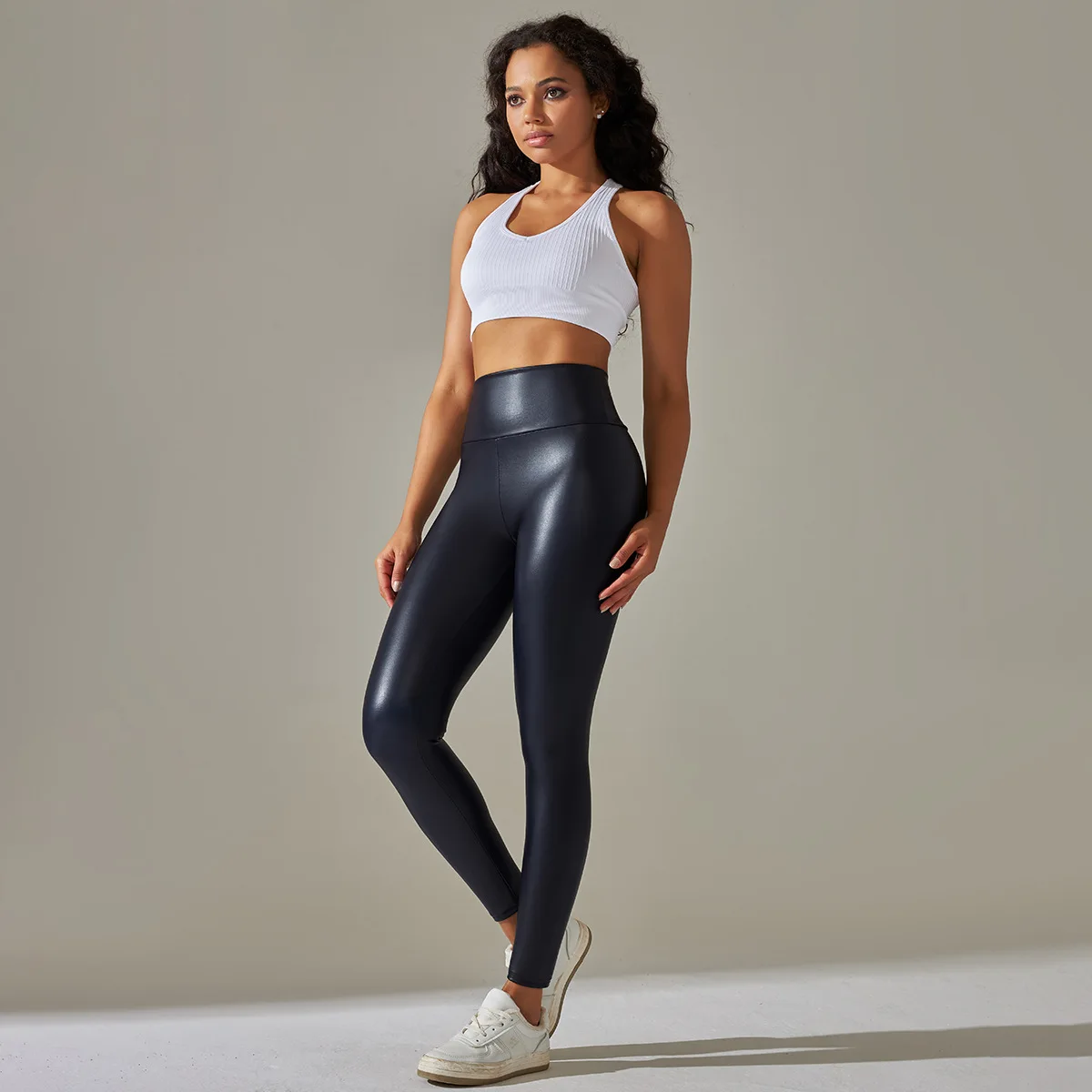 Women Sexy Skinny PU Leather Pants High Waist High Quality Elastic Leggings Trousers Slim Pencil Pants Sexy Stretch Tight Pants