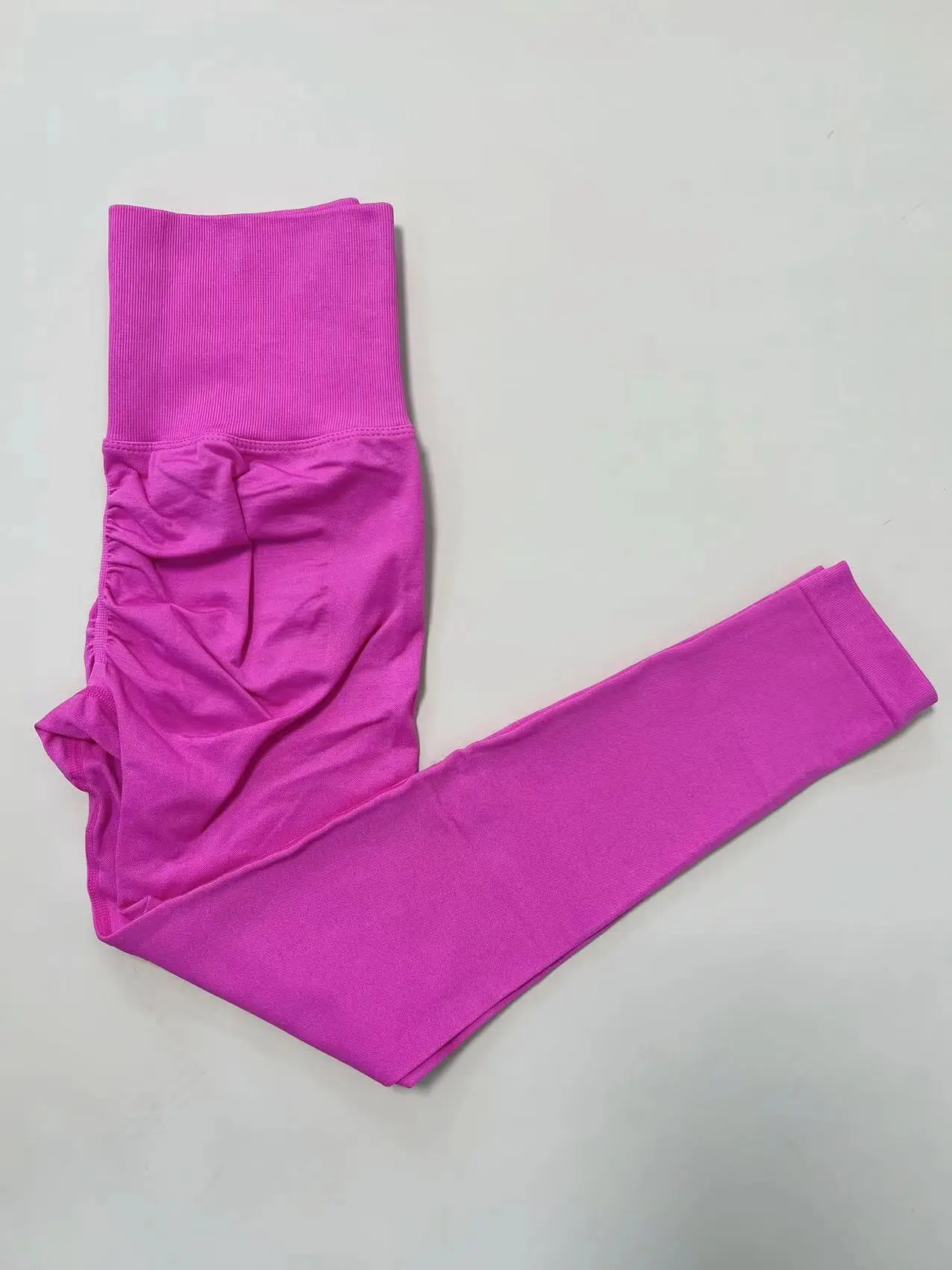 Women High Waist Scrunch Gym Leggings Butt Elastic Solid Workout Yoga Running Tights Casual Outdoor Sports Training Leggins