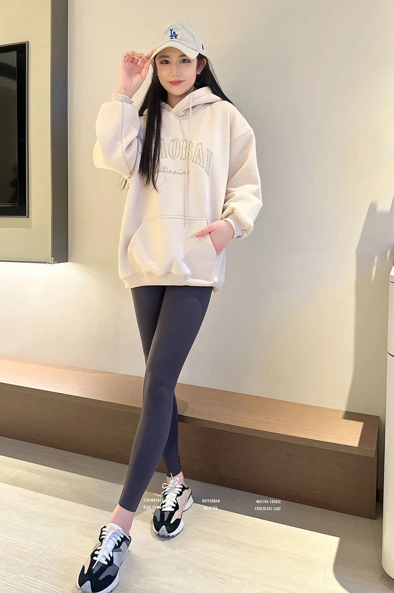 BIVIGAOS New Spring Autumn Shaping Lifting Leggings Women High Waist Butt Lifter Seamless Sports Fitness Sharkskin Leggings