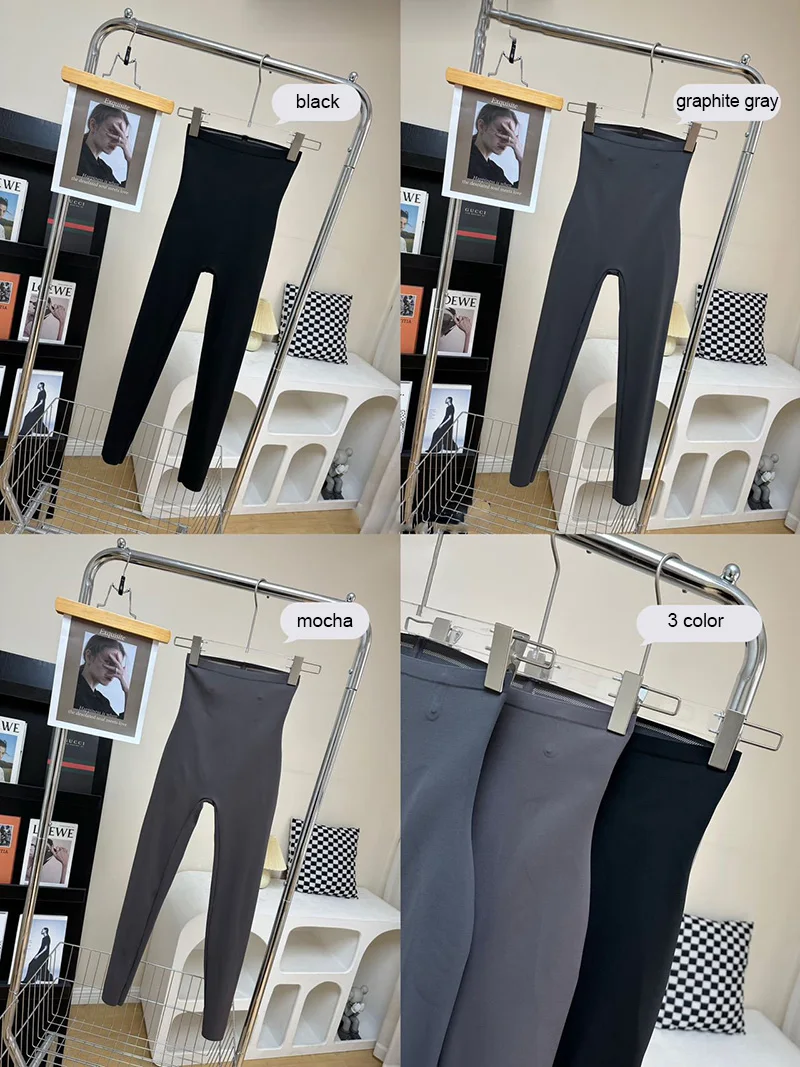 BIVIGAOS New Spring Autumn Shaping Lifting Leggings Women High Waist Butt Lifter Seamless Sports Fitness Sharkskin Leggings