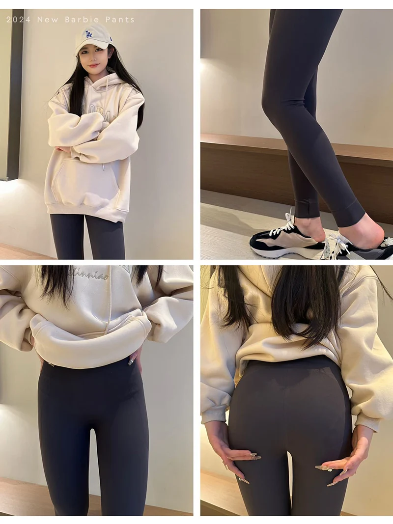 BIVIGAOS New Spring Autumn Shaping Lifting Leggings Women High Waist Butt Lifter Seamless Sports Fitness Sharkskin Leggings