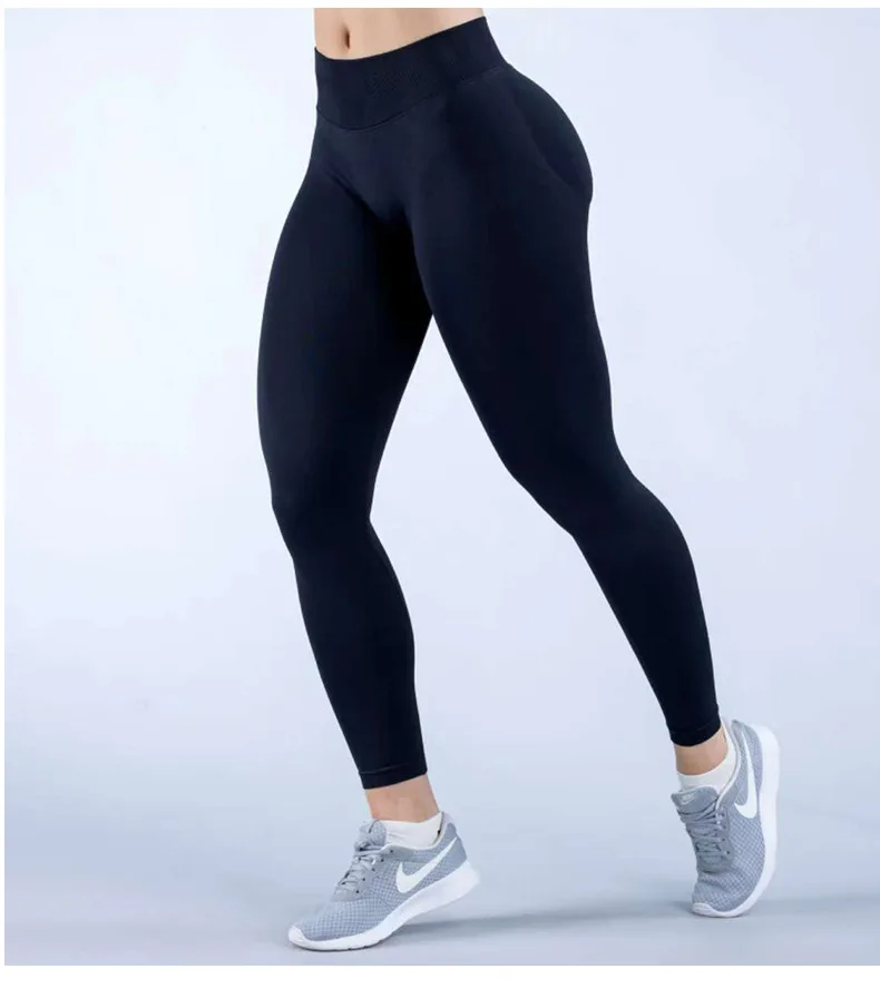 Women Seamless Three-section Waist Yoga Pants Sexy Hip-lifting Tight Sports Pants High Elastic Fitness Exercise Yoga Pants