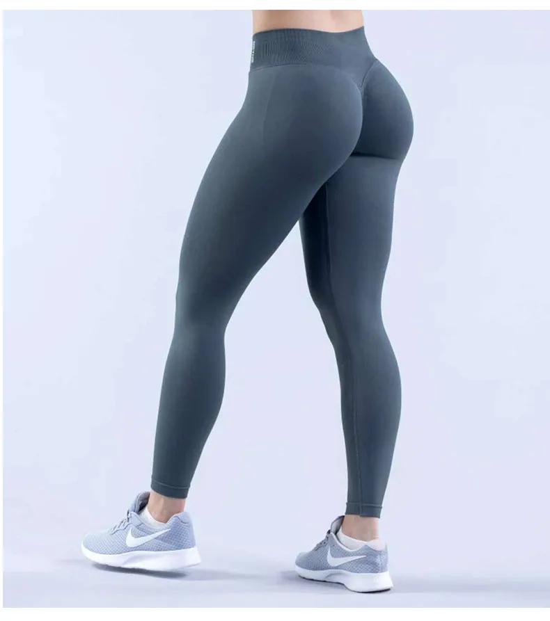 Women Seamless Three-section Waist Yoga Pants Sexy Hip-lifting Tight Sports Pants High Elastic Fitness Exercise Yoga Pants