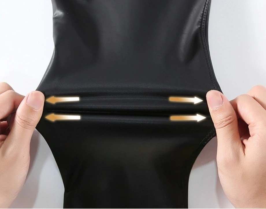 Autumn Winter Women High Waist Tights Stretch Soft Thin Fleece Leggings Sexy Slimming Pu Leather Pants Fashion Female Clothing