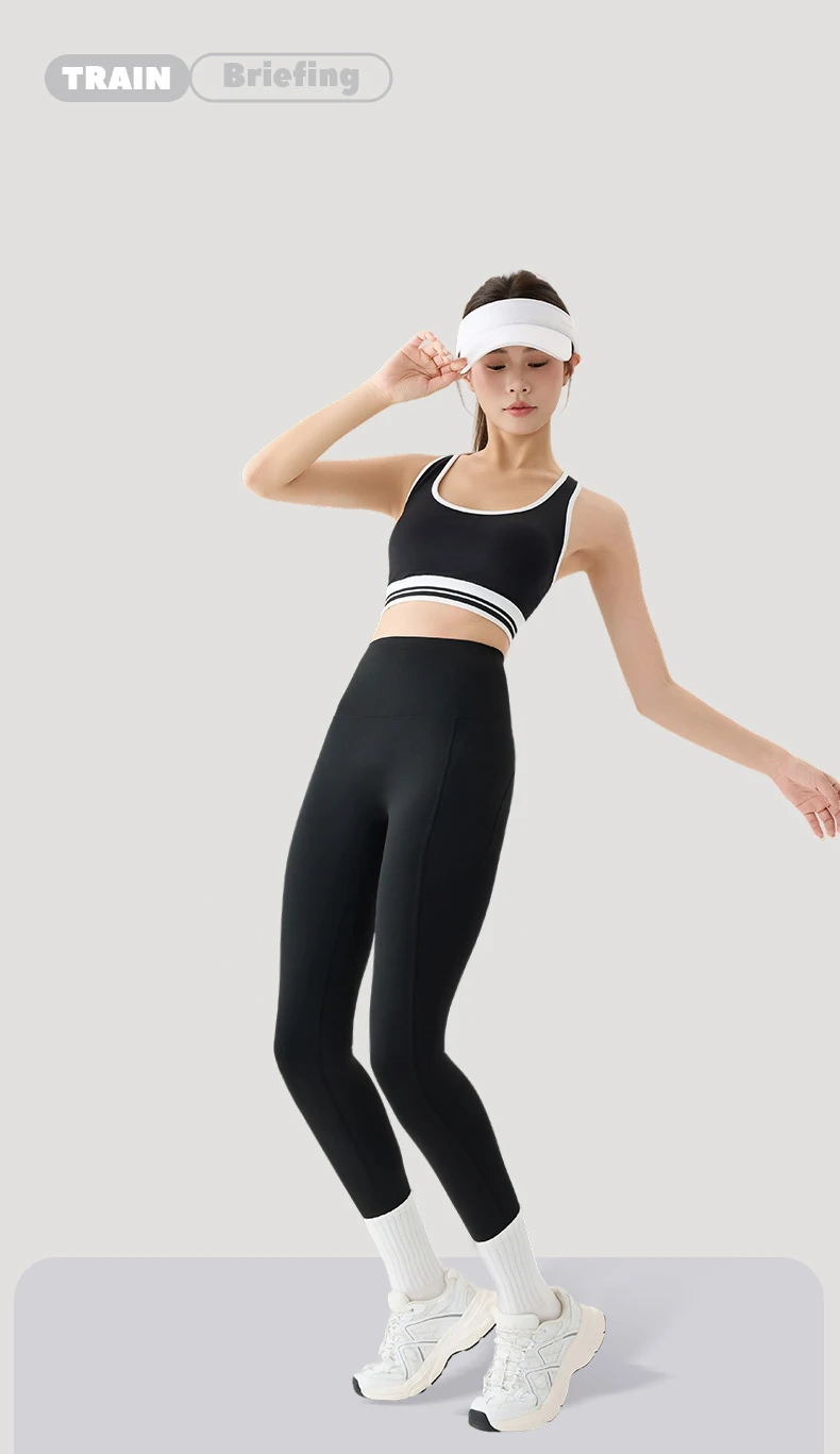 BIVIGAOS Spring Autumn Double Side Pocket Sharkskin Leggings Women Tight Elastic High Waist Sports Fitness Running Leggings