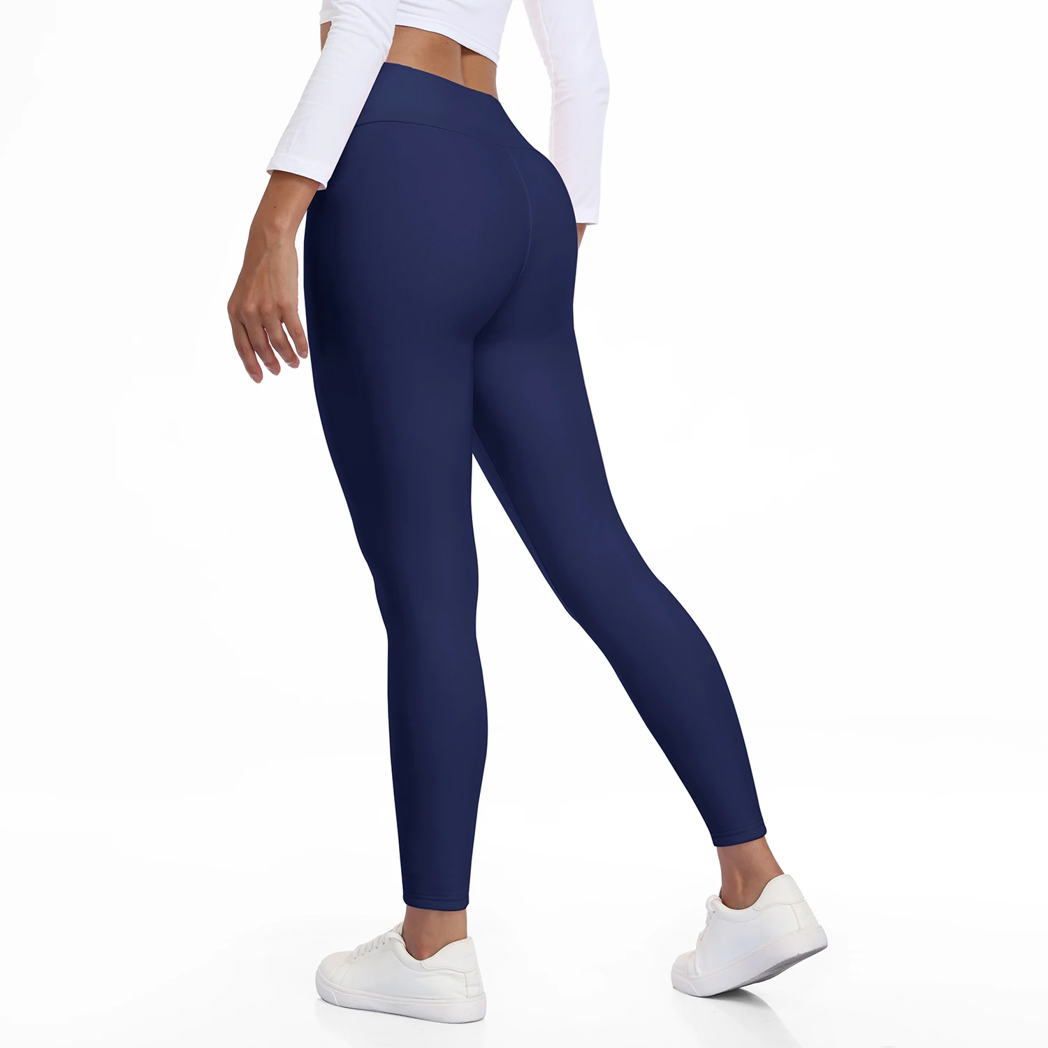 Winter Fleece Lined Soft High Waisted Leggings Women Thermal Thick Stretch Tummy Control Warm Casual Pants