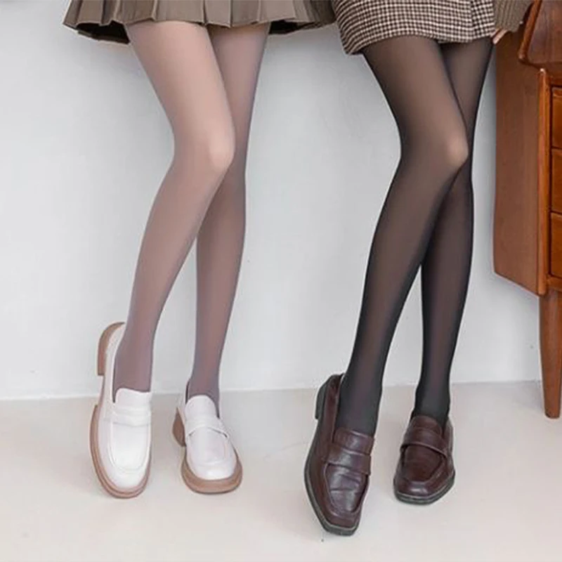 Fashion Warm High Waist Pantyhose Solid Seamless Leggings Soft Comfortable Thin Tight Socks High Elastic Stockings Streetwear
