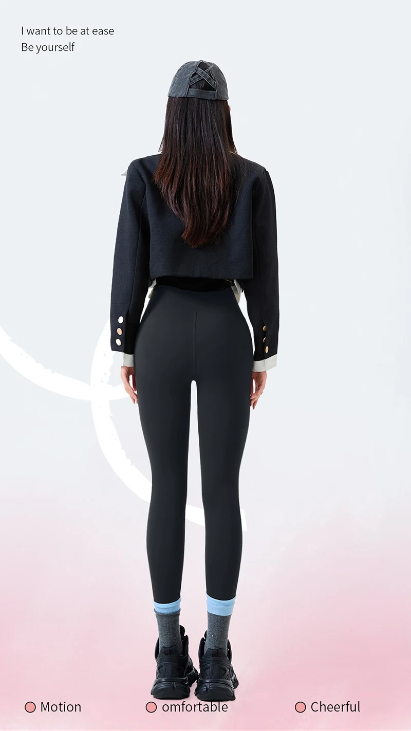 BIVIGAOS Fall Winter Multi Thickness Leggings Women High Waist Velvet Thick Sharkskin Warm Leggings Butt Lifter Fleece Leggings
