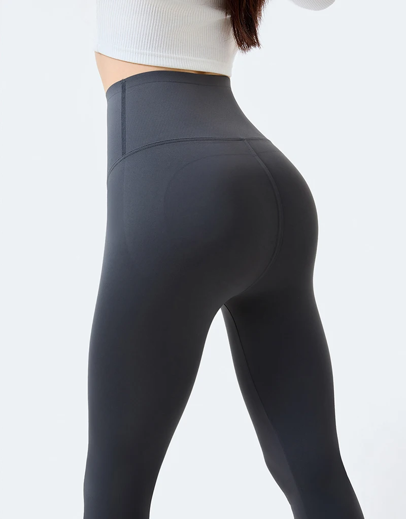 BIVIGAOS Fall Winter Multi Thickness Leggings Women High Waist Velvet Thick Sharkskin Warm Leggings Butt Lifter Fleece Leggings