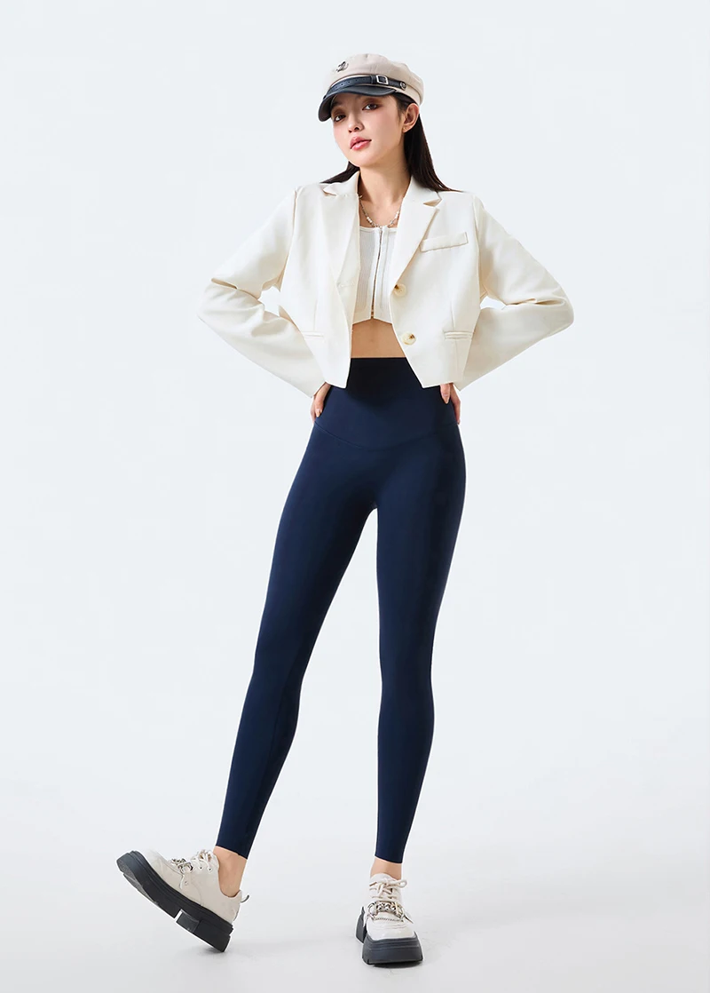 BIVIGAOS Fall Winter Multi Thickness Leggings Women High Waist Velvet Thick Sharkskin Warm Leggings Butt Lifter Fleece Leggings