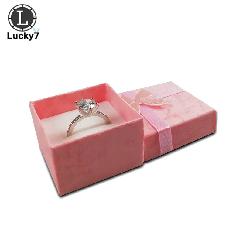 4*4*3cm 120pcs Jewelry Boxes for Organizer Jewelry Display Assorted Colors Ring Box Small Gift Boxes