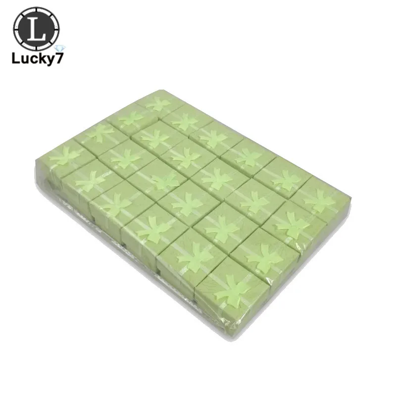 4*4*3cm 120pcs Jewelry Boxes for Organizer Jewelry Display Assorted Colors Ring Box Small Gift Boxes