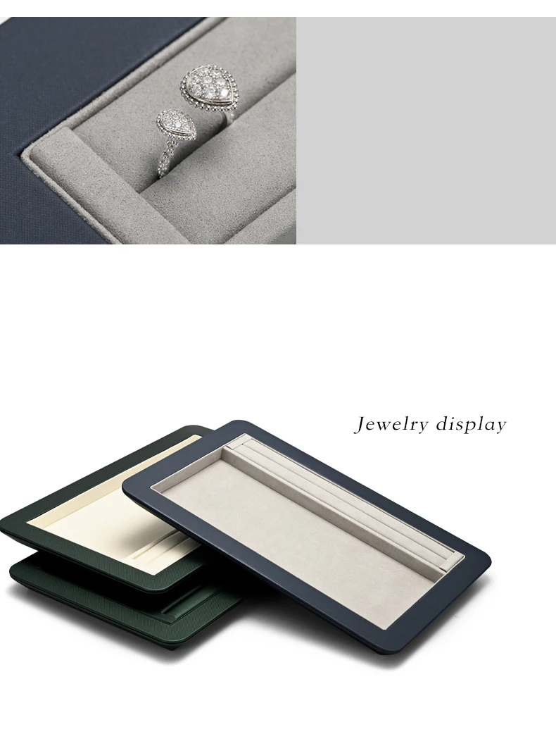 Oirlv Jewelry Tray Premium Organizer for Rings, Earrings & Bracelets, Elegant Soft Lining Perfect for Jewelry Display & Storage