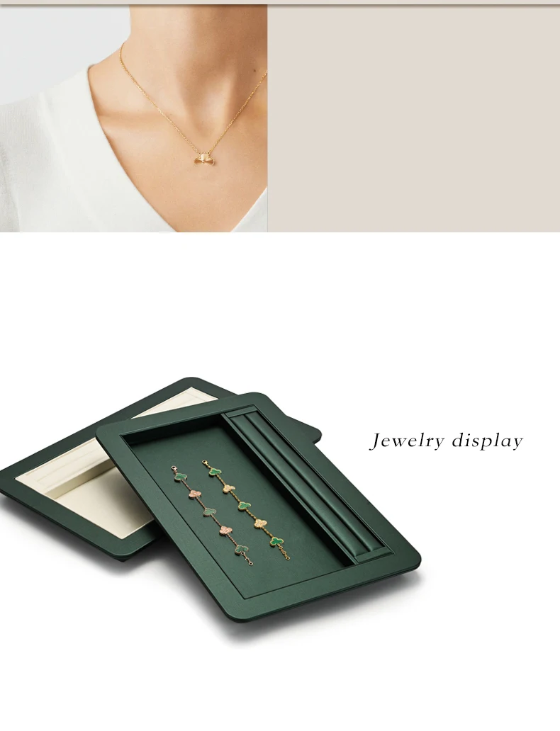 Oirlv Jewelry Tray Premium Organizer for Rings, Earrings & Bracelets, Elegant Soft Lining Perfect for Jewelry Display & Storage