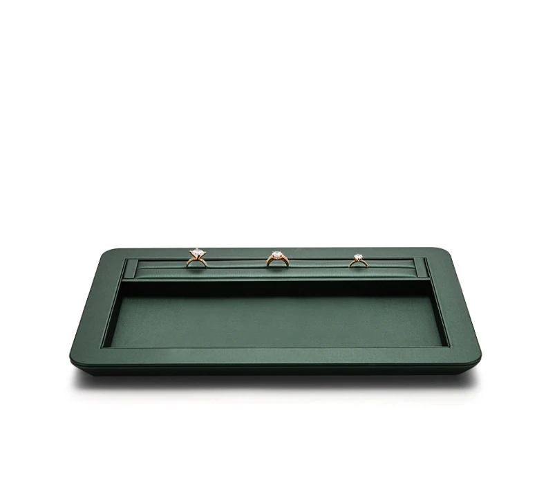 Oirlv Jewelry Tray Premium Organizer for Rings, Earrings & Bracelets, Elegant Soft Lining Perfect for Jewelry Display & Storage