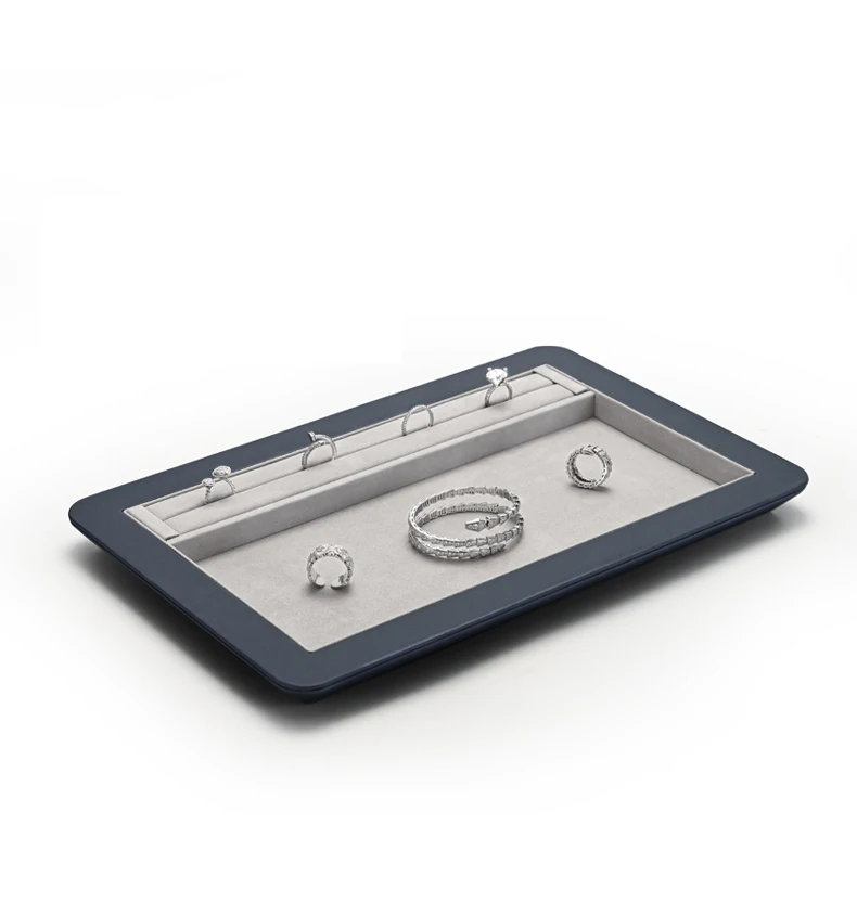 Oirlv Jewelry Tray Premium Organizer for Rings, Earrings & Bracelets, Elegant Soft Lining Perfect for Jewelry Display & Storage