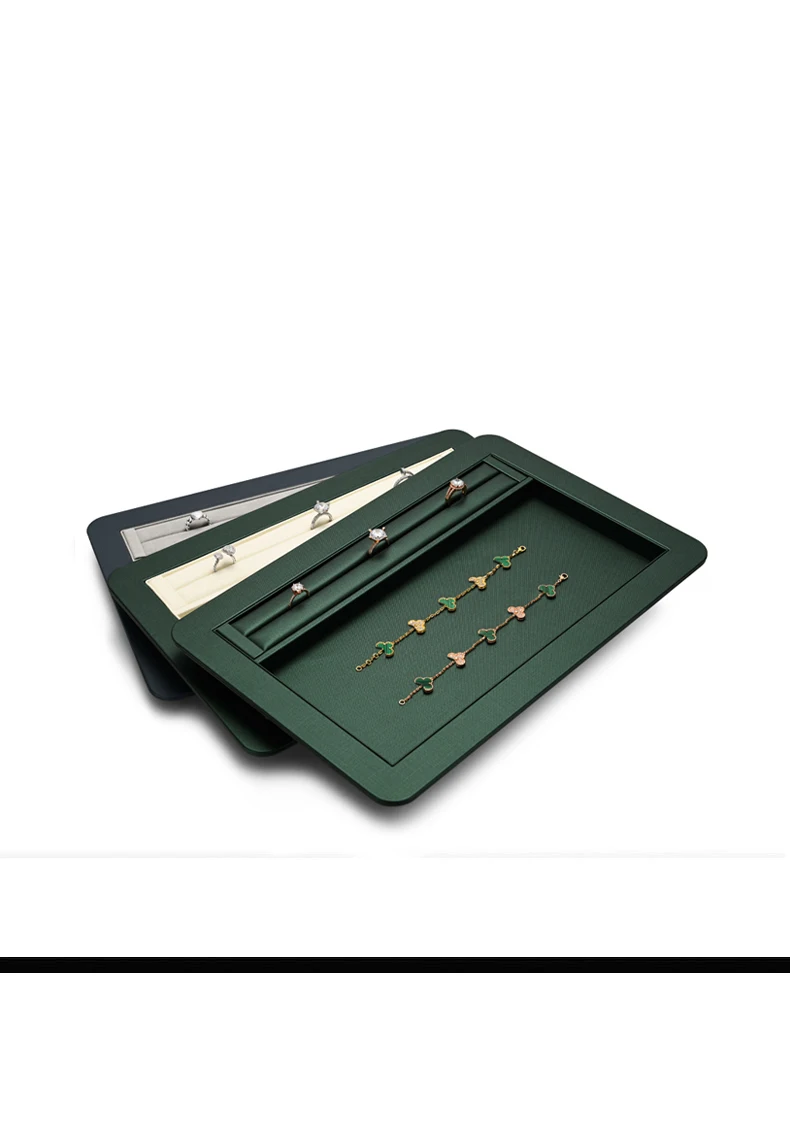 Oirlv Jewelry Tray Premium Organizer for Rings, Earrings & Bracelets, Elegant Soft Lining Perfect for Jewelry Display & Storage