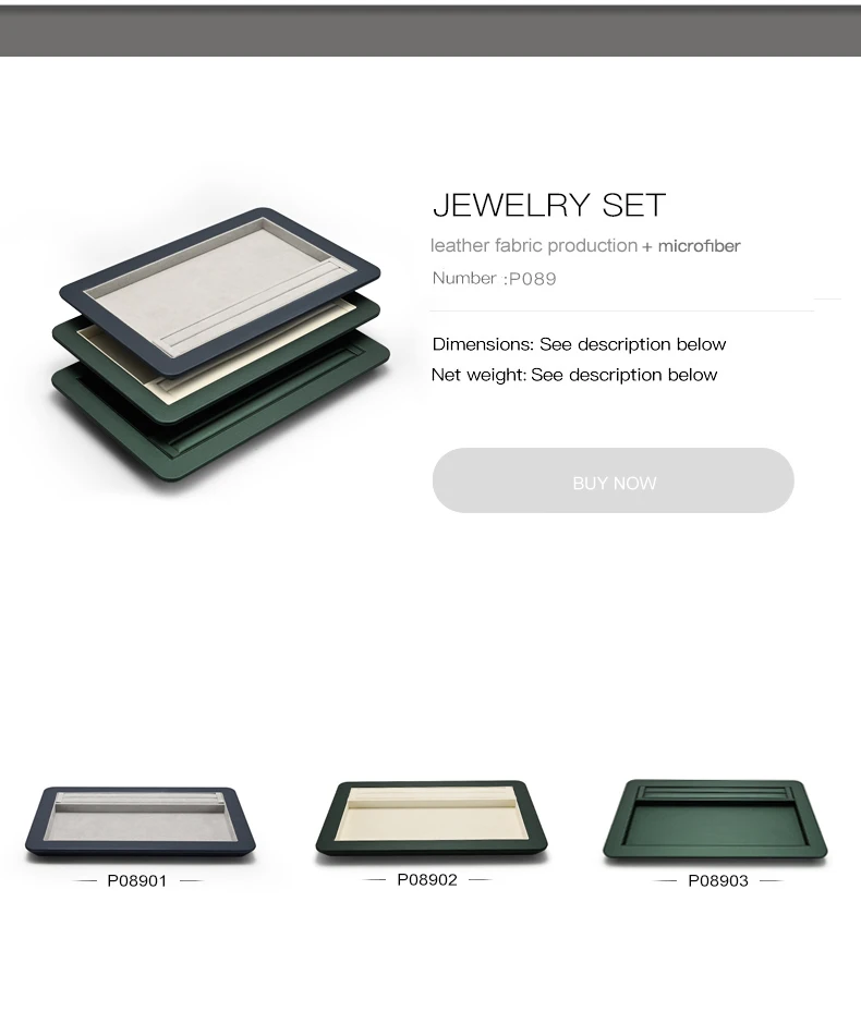 Oirlv Jewelry Tray Premium Organizer for Rings, Earrings & Bracelets, Elegant Soft Lining Perfect for Jewelry Display & Storage