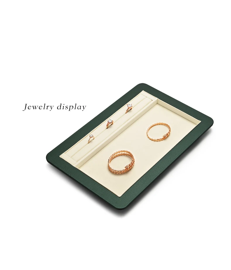 Oirlv Jewelry Tray Premium Organizer for Rings, Earrings & Bracelets, Elegant Soft Lining Perfect for Jewelry Display & Storage