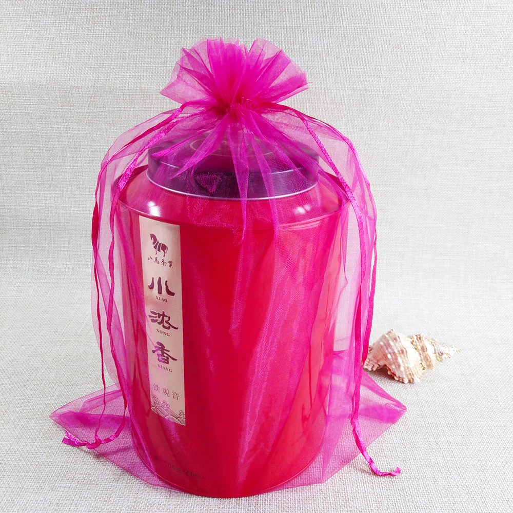 100pcs 17x23 20x30 25x35 30x40CM Organza Bags Jewelry Packaging Bags Wedding Party Christmas Decoration Bag Gift Packaging Pouch