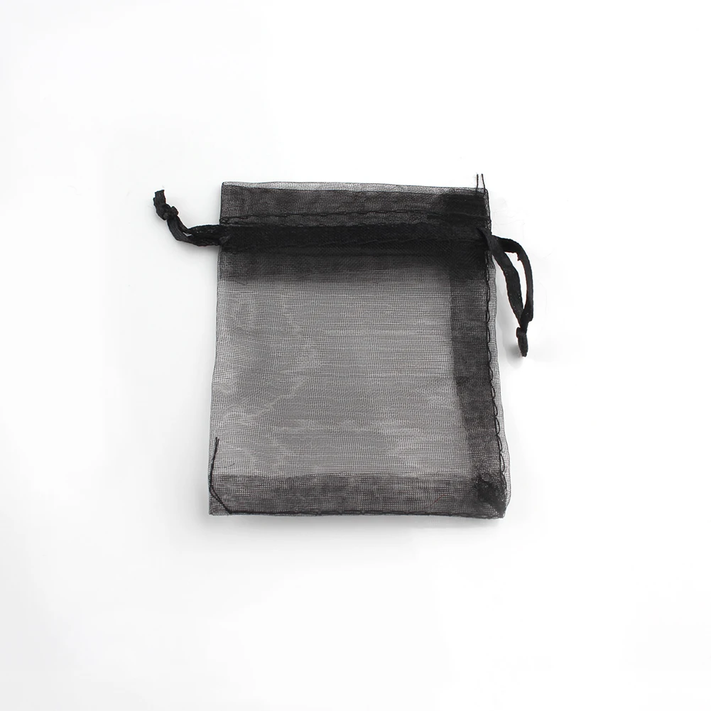 50pcs/lot 5x7cm 7x9cm 9x12cm 10x15cm Drawstring Organza Bags Jewelry Packaging Bags Candy Wedding Bags Wholesale Gifts Pouches