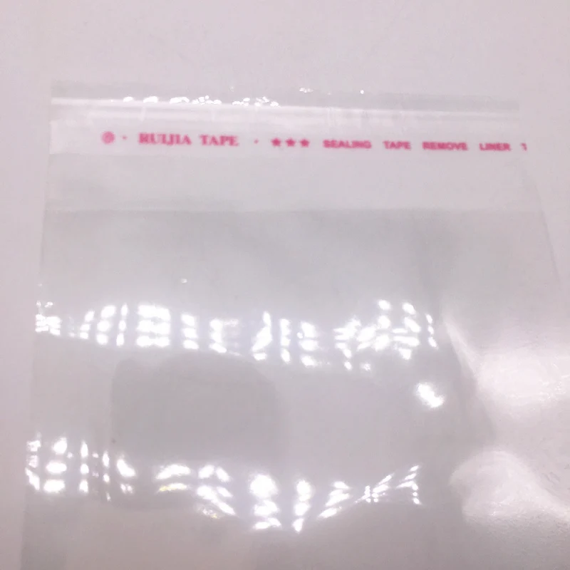 100pcs 5x7,6x9,7x11,8x13,9x16,10x18cm Resealable Poly Bag Transparent Opp Plastic Bags Self Adhesive Seal Jewellery Making Bag
