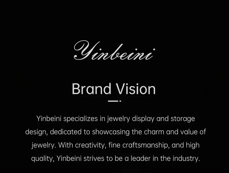 Yinbeini Velvet Jewelry Storage Case Ring Earring Pendant Display Organizer Large Space Packing Box for Collection XB006