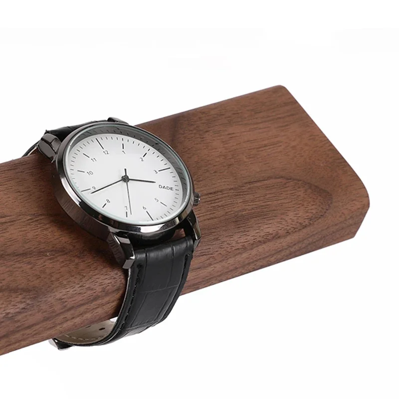 Wooden New T-Bar Vintage Walnut Bracelet Chain Watch Rack Jewelry Organizer Hard Display Stand Holder Size