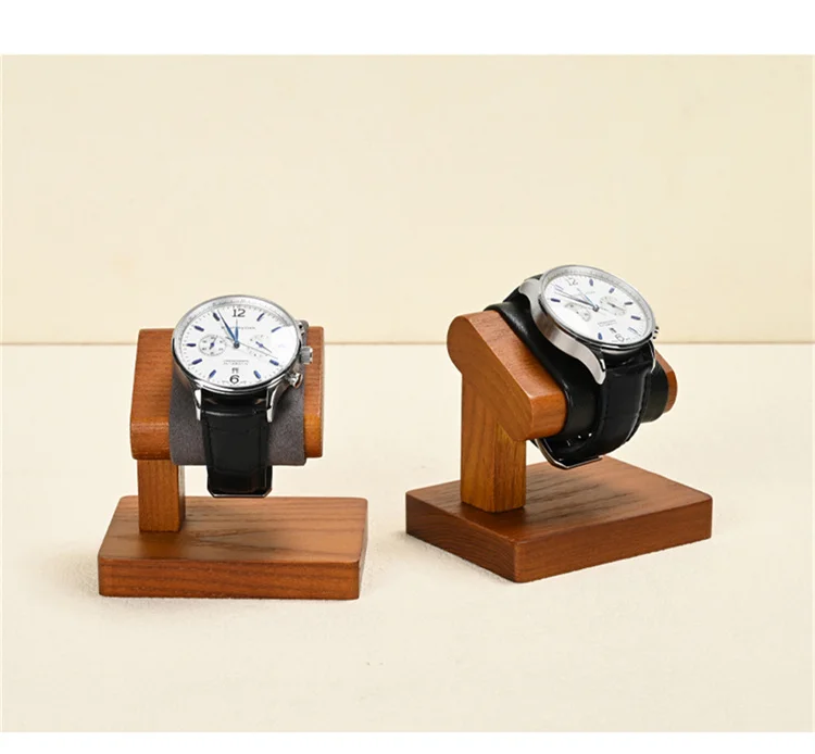 Oirlv Wooden Jewelry Organizer Bracelet Watch Display Stand Jewelry Storage Holder Watch Rack Watch Display Props For Showcase