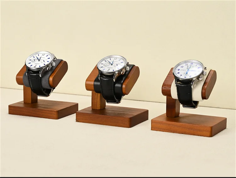 Oirlv Wooden Jewelry Organizer Bracelet Watch Display Stand Jewelry Storage Holder Watch Rack Watch Display Props For Showcase
