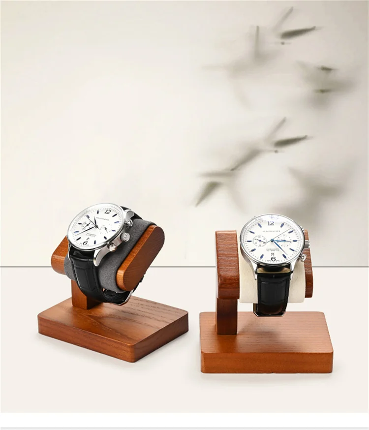 Oirlv Wooden Jewelry Organizer Bracelet Watch Display Stand Jewelry Storage Holder Watch Rack Watch Display Props For Showcase
