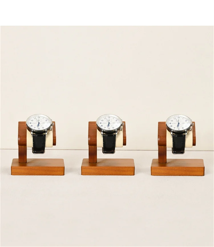 Oirlv Wooden Jewelry Organizer Bracelet Watch Display Stand Jewelry Storage Holder Watch Rack Watch Display Props For Showcase