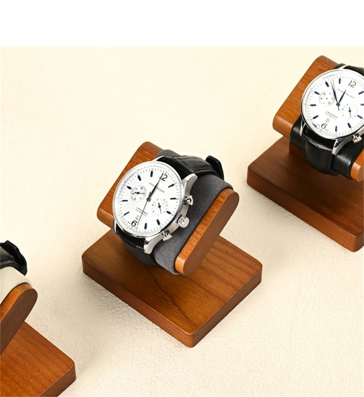 Oirlv Wooden Jewelry Organizer Bracelet Watch Display Stand Jewelry Storage Holder Watch Rack Watch Display Props For Showcase