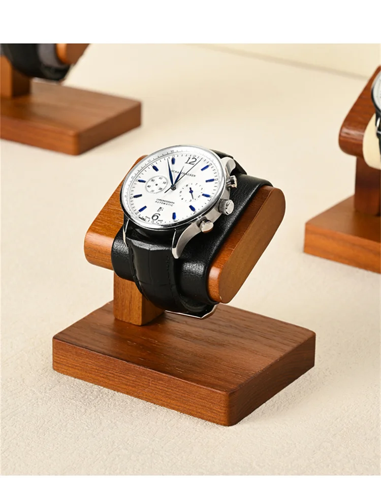 Oirlv Wooden Jewelry Organizer Bracelet Watch Display Stand Jewelry Storage Holder Watch Rack Watch Display Props For Showcase