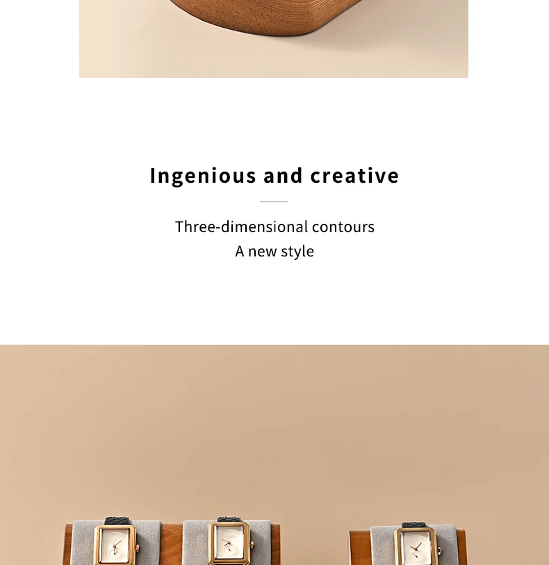 Oirlv Wooden Watch Stand Bracelet and Bangle Display Stand for Entryway Decoration Jewelry Storage Gifts Wholesale Display racks