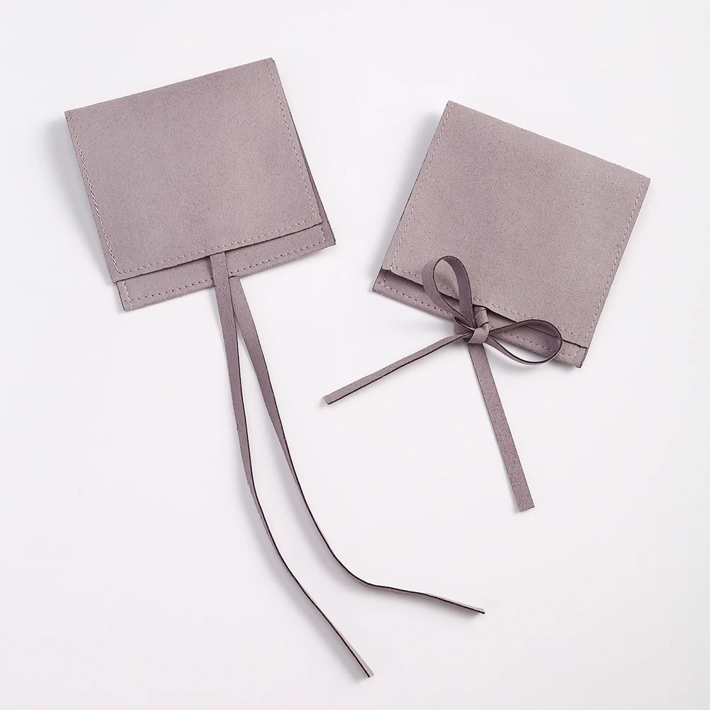 5pcs Microfiber Velvet Gift Bags 6x6cm Jewelry Presents Pouches Earrings Necklace Christmas Wedding Favors For Guests Candy Bag