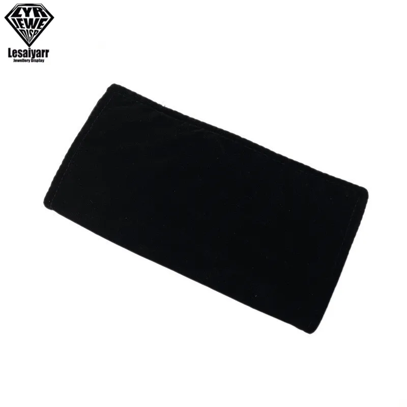 Travel Jewelry Organizer Roll Foldable Jewelry Case for Journey-Pendant Necklaces Jewerly Storage Bag Velvet Storage Box